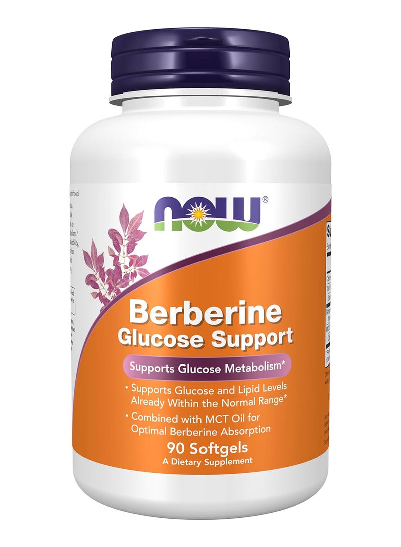 now Berberine Glucose Support 90 Softgels - Image 1