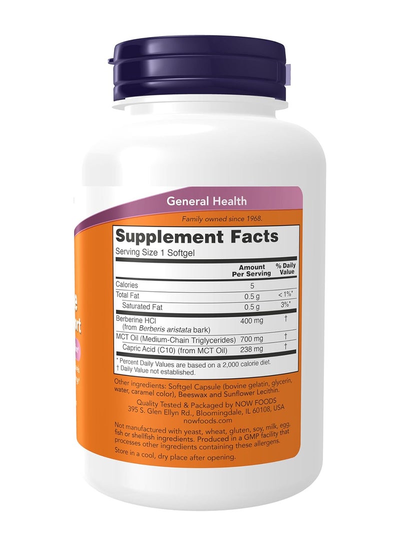 now Berberine Glucose Support 90 Softgels - Image 2