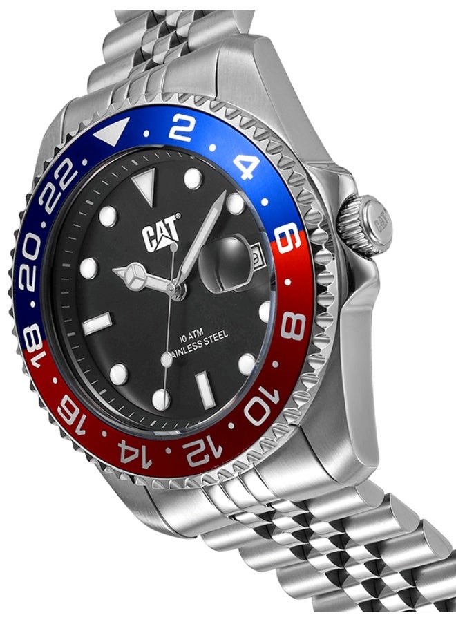 CATERPILLAR CAT Caterpillar Mens Watch R-Type (AO.141.11.128), Silver - Image 2
