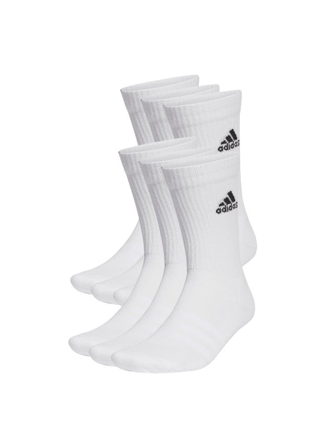 Adidas - adidas cushioned sportswear 6 pair pack unisex crew socks - Image 1
