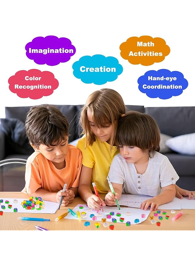 erorex Mini Erasers For Kids 50 Pcs Fruit Small Non Toxic Novelty Assorted Novelty Pencil Erasers With Storage Box School Supplies For Student Party Favor Home Work Classroom Rewards Prize Gift - Image 2