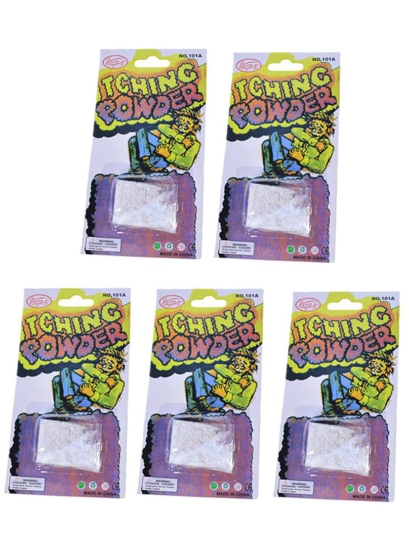 5-Set Novelty Itching Powder Funny Gags Prank Joke Trick Toys - Image 1