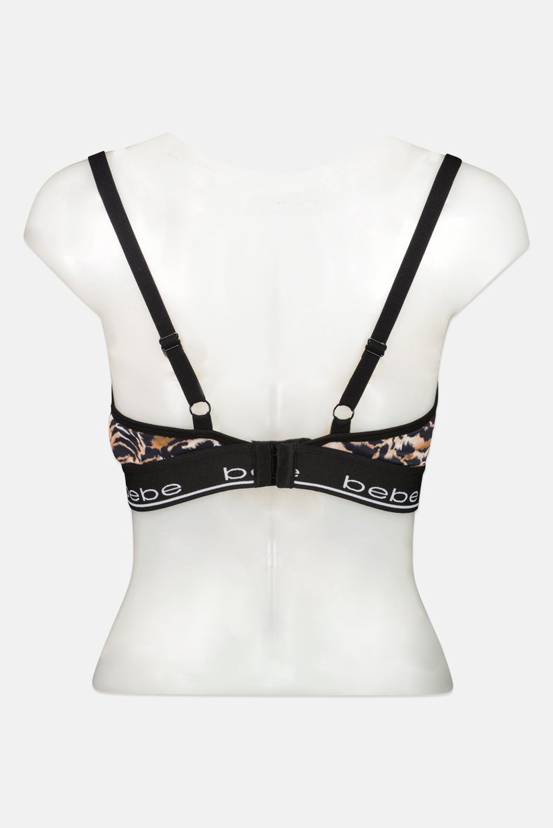 bebe براكيت نسائي مزخرف بطبعة حيوانات، متعدد الألوان - Image 3