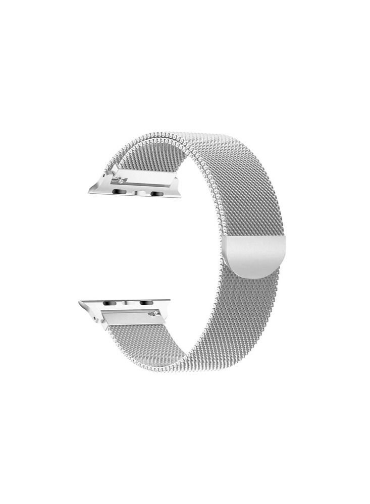 Replacement Band Compatible with Apple Watch 45mm / 44mm / 42mm, Stainless Steel Strap Metal Bracelet for Apple Watch Series 7 6 5 4 3 2 SE - Image 2