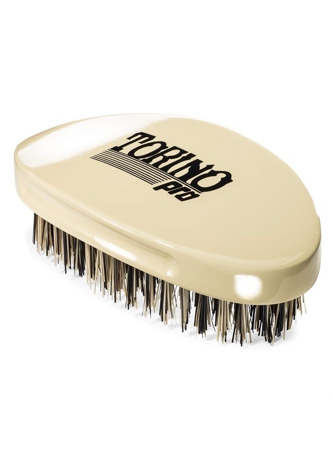 TORINO PRO WAVE BRUSHES BY BRUSH KING Torino Pro Wave Brush #1510 - By Brush King - Curved, Hard Palm/Military 360 Waves Brush - Image 1