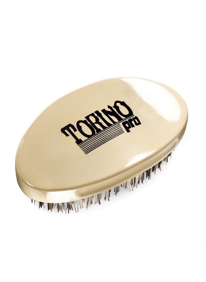 TORINO PRO WAVE BRUSHES BY BRUSH KING Torino Pro Wave Brush #1510 - By Brush King - Curved, Hard Palm/Military 360 Waves Brush - Image 2