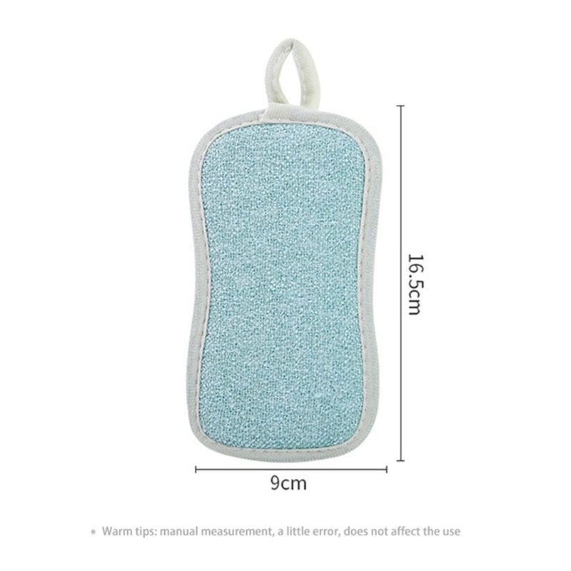 Double Sided Kitchen Cleaning Sponge Scrubber For Dishwashing And Bathroom Accessories - Image 3