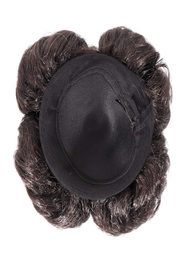 Shivarth Hair Extensions Accessories Women's And Girl's Synthetic Hair Bun Extension Natural Black Colour Set Of 1 - Image 4