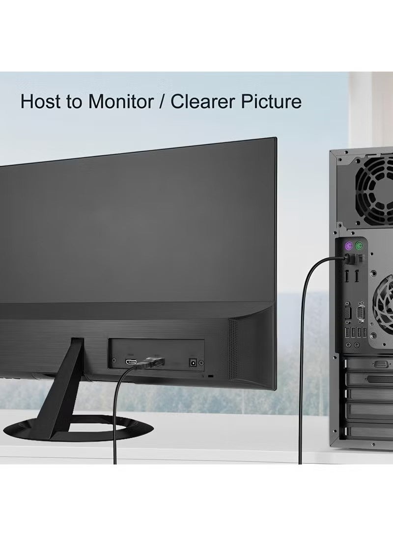 محول DVI إلى HDMI، عبوتان من محول HDMI إلى DVI-D ثنائي الاتجاه مع موصلات مطلية بالذهب - Image 4