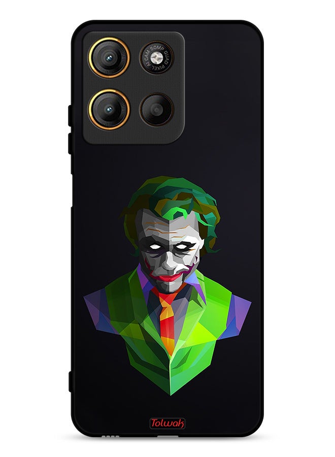 Tolwak Motorola Moto G15 Protective Case Cover Joker Abstract Art