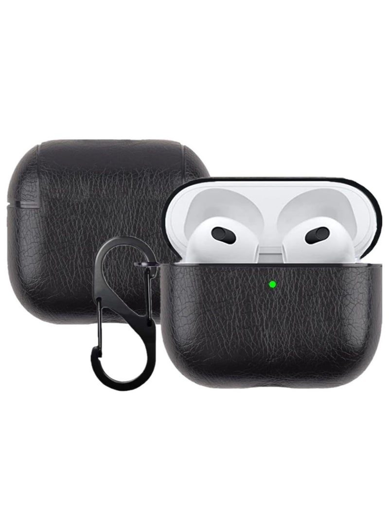 سلسلة Airpod الجلدية | متوافقة مع Apple Airpod Pro | مغطاة بالجلد الصناعي | LED مرئي | تدعم الشحن اللاسلكي - Image 1