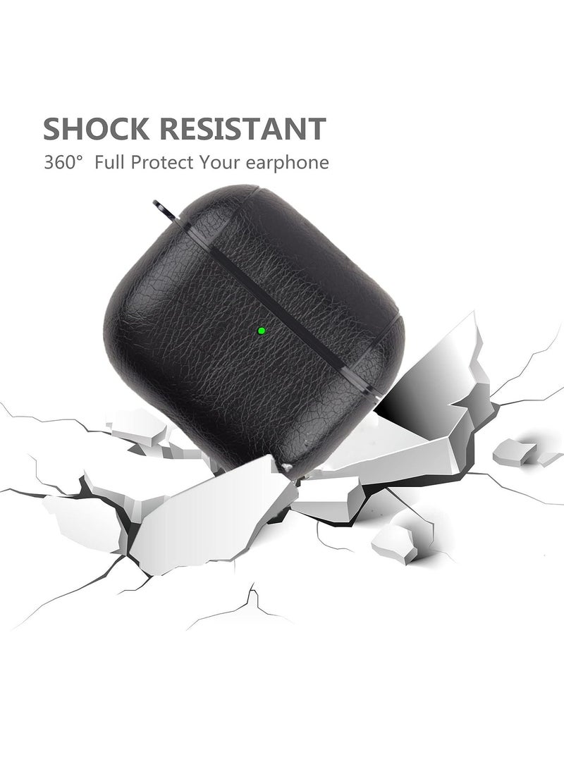 سلسلة Airpod الجلدية | متوافقة مع Apple Airpod Pro | مغطاة بالجلد الصناعي | LED مرئي | تدعم الشحن اللاسلكي - Image 3