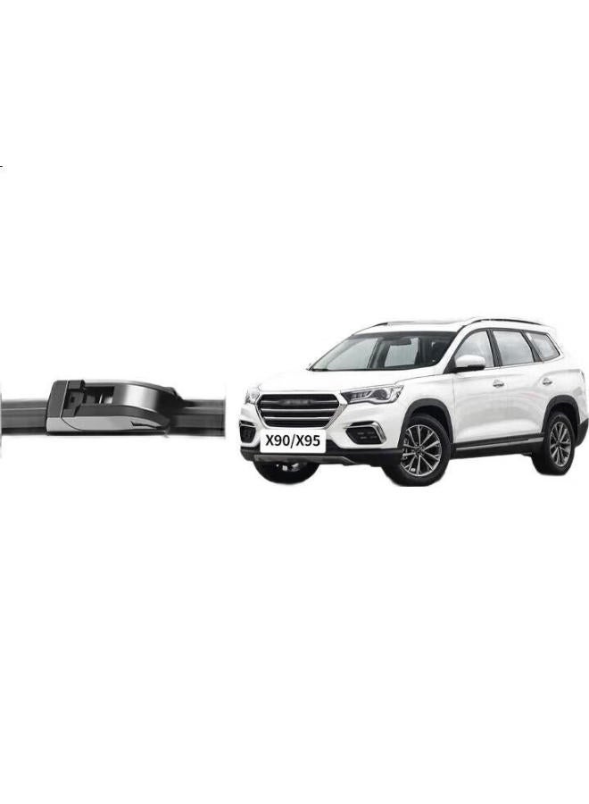 YITU Chery Jetour X90/X95 Special Frameless Wiper Blades Jetour X90 Wipers Jetour X95 Windshield Wipers Original Size Car Wiper Blades (1 Pair) A Grade Rubber - Image 2