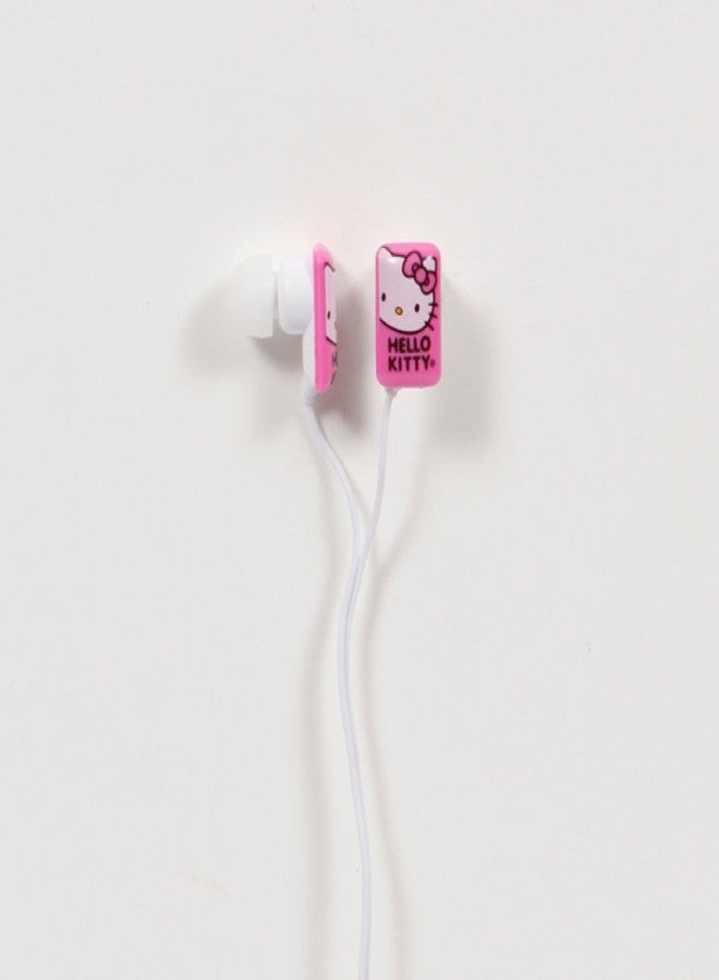 Sakar Hello Kitty Earbuds - White/Pink (11409-HK) - Image 5
