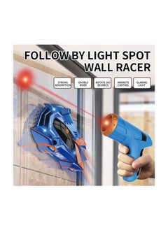 Y&D Wall Floor Climber Racer Infrared Control Racing Car for Kids Toy Ceiling Rotating Stunt 360 Degree Rolling, Red Follow Light Mini LED Lights Best Gift Boys and Adults  - Image 3