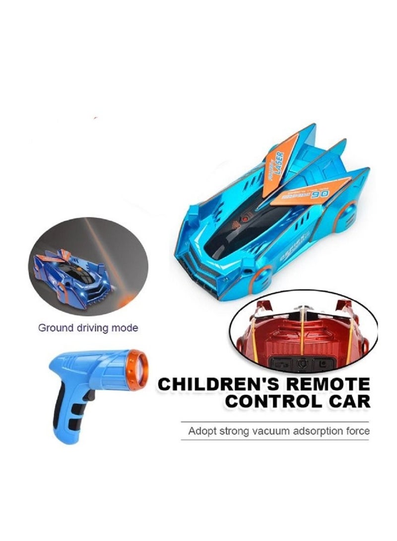 Y&D Wall Floor Climber Racer Infrared Control Racing Car for Kids Toy Ceiling Rotating Stunt 360 Degree Rolling, Red Follow Light Mini LED Lights Best Gift Boys and Adults - Image 2