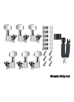 NIBEMINENT Guitar String Tuning Pegs Machine Heads Knobs Tuners Keys For Electric Acoustic Guitarra Parts Replacement Tool Set  - Image 1