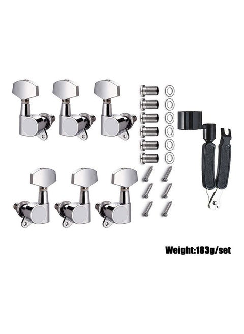 Guitar String Tuning Pegs Machine Heads Knobs Tuners Keys For Electric Acoustic Guitarra Parts Replacement Tool Set