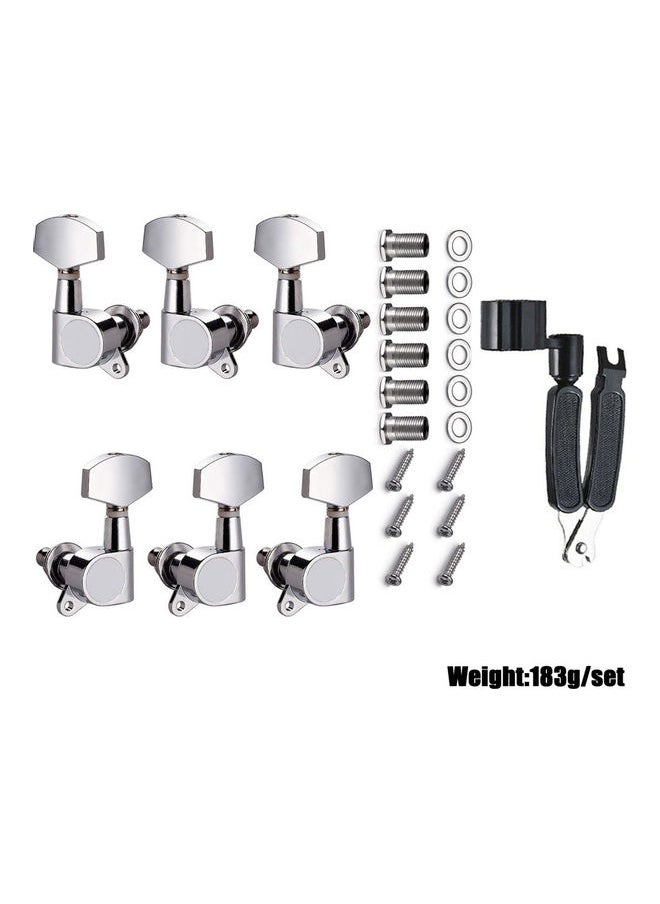 Guitar String Tuning Pegs Machine Heads Knobs Tuners Keys For Electric Acoustic Guitarra Parts Replacement Tool Set