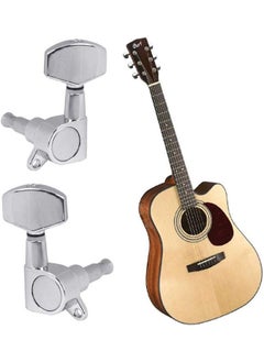 NIBEMINENT Guitar String Tuning Pegs Machine Heads Knobs Tuners Keys For Electric Acoustic Guitarra Parts Replacement Tool Set  - Image 2