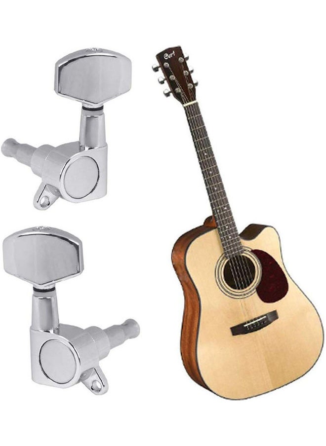 Guitar String Tuning Pegs Machine Heads Knobs Tuners Keys For Electric Acoustic Guitarra Parts Replacement Tool Set