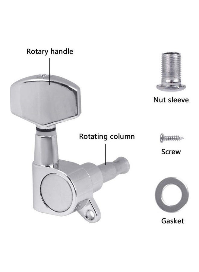 Guitar String Tuning Pegs Machine Heads Knobs Tuners Keys For Electric Acoustic Guitarra Parts Replacement Tool Set