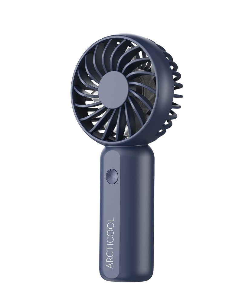 ARCTICOOL Portable Mini Fan - Rechargeable Hand Fan with 3 Adjustable Speeds, 2000mAh Battery, Lightweight Design, Low Noise, and Easy Portability for Indoor and Outdoor Use (Blue) - Image 1