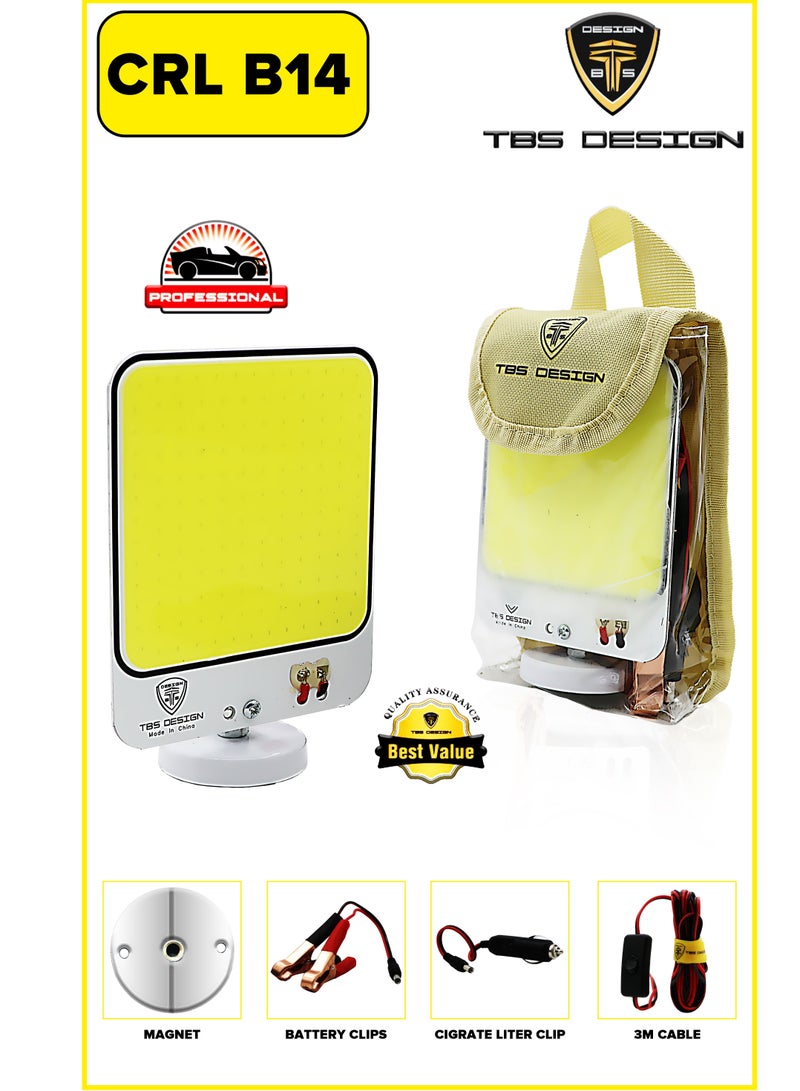 TBS DESIGN TBS  CRL-B14 360° Light Portable Work Light LED Camping Lantern Multicolor with Magnetic Base - Image 3