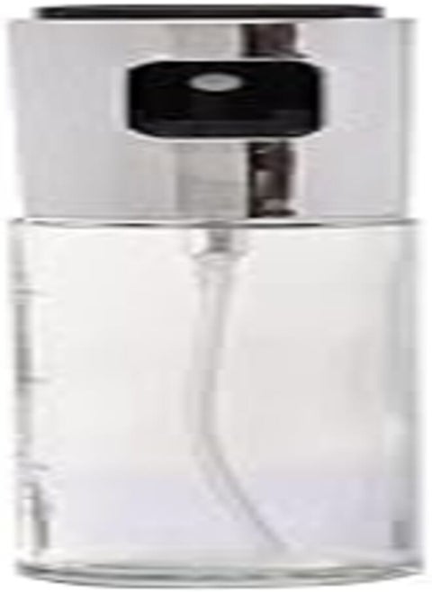 Generic Glass Edible Oil Spray Bottle With Metal Sprayer Button And One Time Quick Press Easy To Use For Home 100 ML - Silver Clear