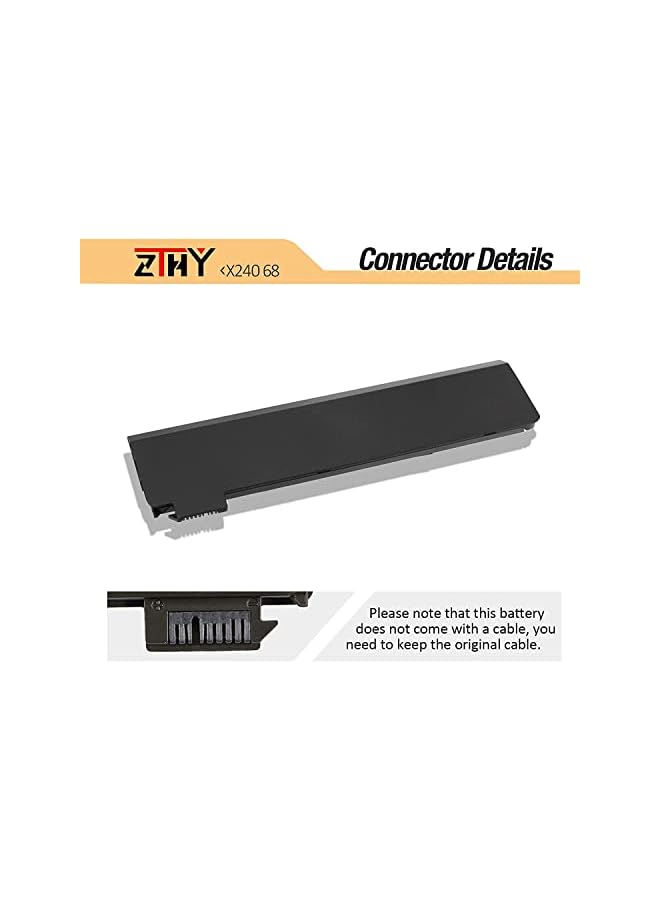 68 45N1126 Laptop Battery Compatible With Lenovo Thinkpad A275 X240 X250 X260 X270 T440 T450 T460 T470P L450 L460 T550 T560 W550 P50S Series 45N1124 45N1136 45N1738 45N1777 11.4V 24Wh 2060Mah