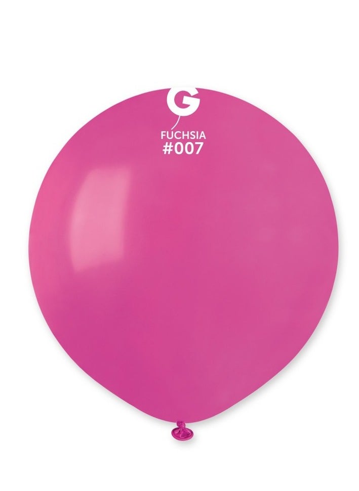 Gemar 19" Standard Fuchsia Latex Balloon 10Ct  - Image 1