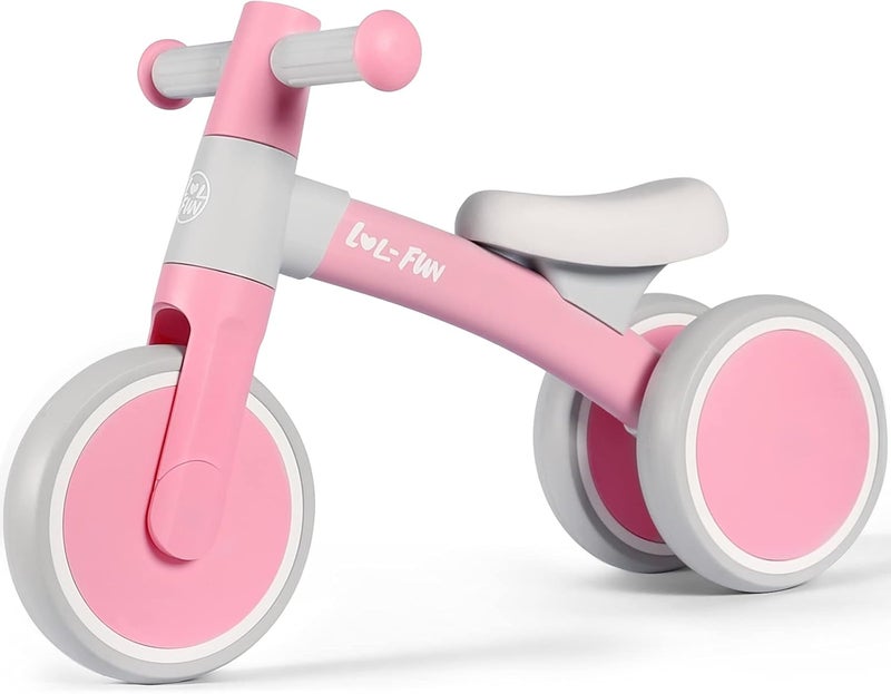 LOL-FUN Baby Balance Bike, Toys for 1 Year Old Girls and Boys, Baby First Birthday Gifts for 12-18 Month Toddler Toy - Image 1