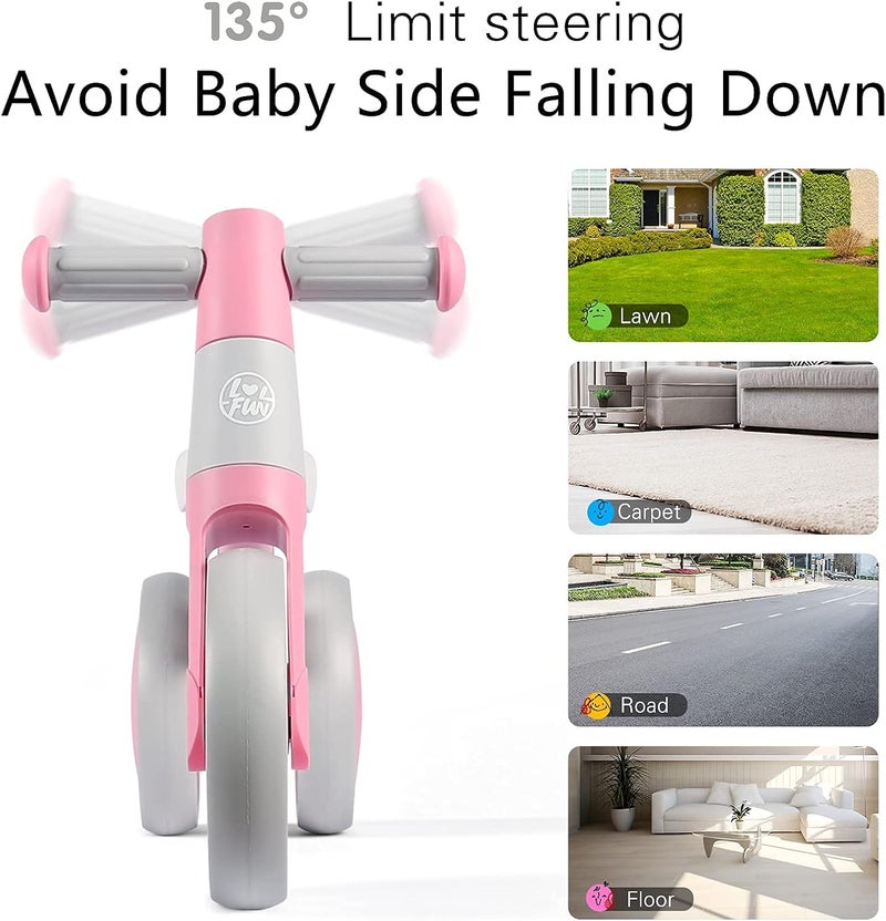 LOL-FUN Baby Balance Bike, Toys for 1 Year Old Girls and Boys, Baby First Birthday Gifts for 12-18 Month Toddler Toy - Image 5