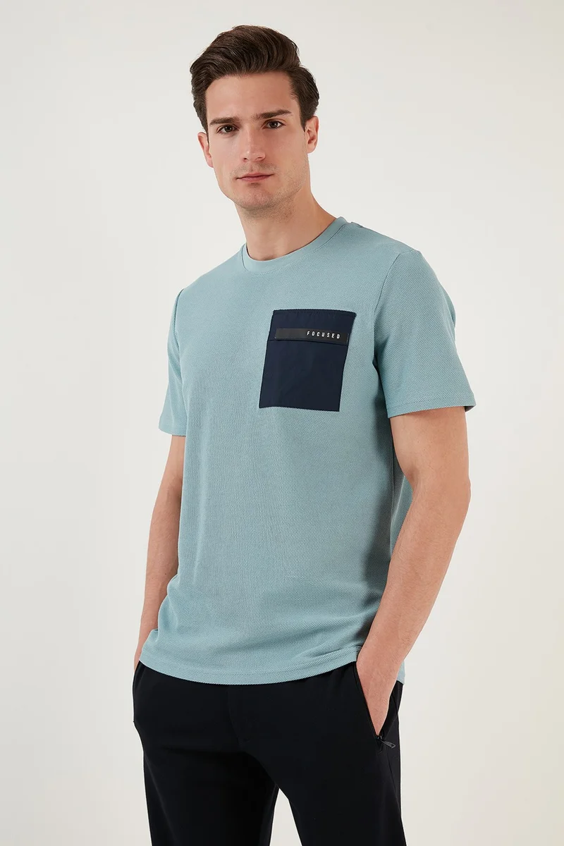 بوراتي Printed Slim Fit Crew Neck Cotton T Shirt Men's T Shirt 5902351