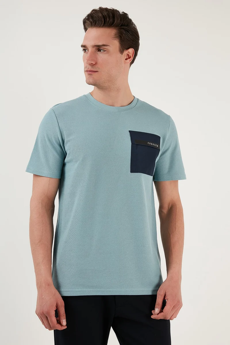 بوراتي Printed Slim Fit Crew Neck Cotton T Shirt Men's T Shirt 5902351