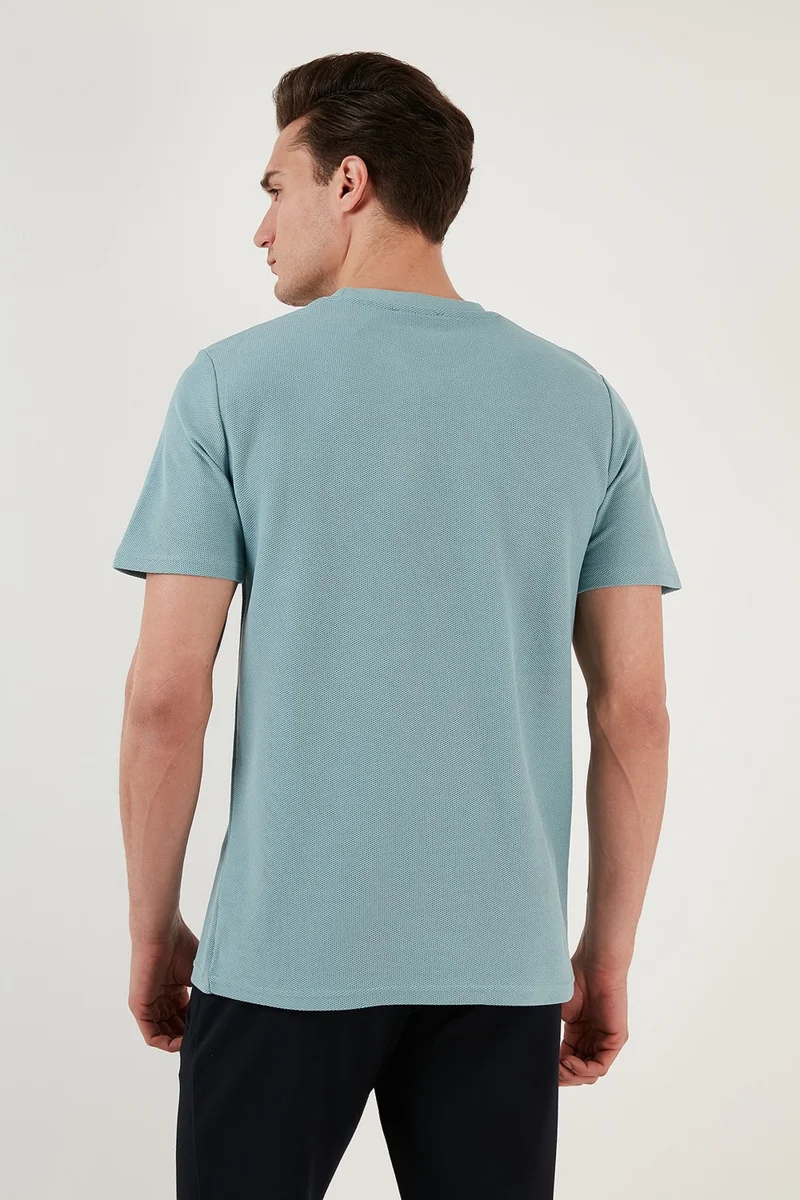بوراتي Printed Slim Fit Crew Neck Cotton T Shirt Men's T Shirt 5902351