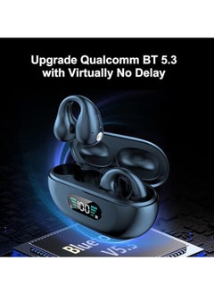 General Over-ear earbuds Built-in 350mAh battery BT5.3 clip-on earbuds with Hi-Fi stereo, BT earbuds  - Image 4