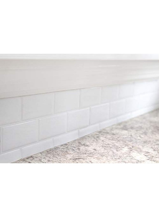 Sealant Pen White Caulk Marker: Waterproof Silicone Colorant Paint, Stain Remover, Sink, Kitchen, Shower, Bathroom Tile - White, Narrow 5mm Tip - Image 4