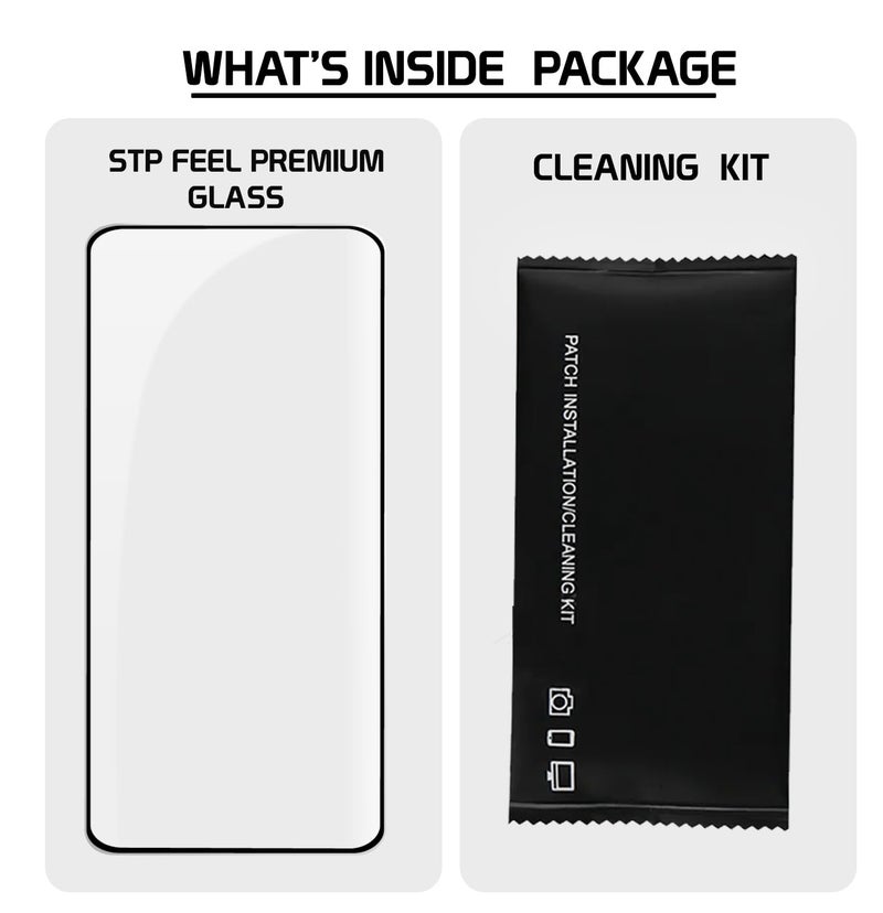 STP FEEL® Premium Tempered Glass Screen Protector Guard Compatible For Motorola Moto G57 Power 5G (6.72 Inch, Pack of 1) | Edge to Edge Coverage With Easy to installation kit for Smartphone - Image 5