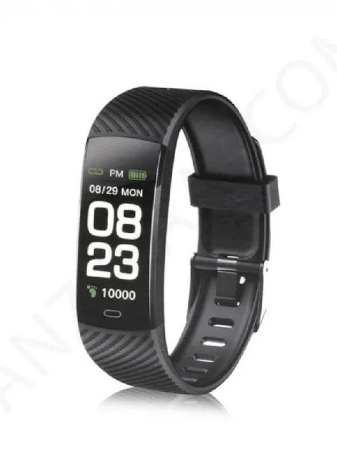 W611 Smartband for Customize Fitness/ Timer / Sleep Data/ Call Alert or SMS notification/Heart Rate Detecting Multiple Sports Mode Black