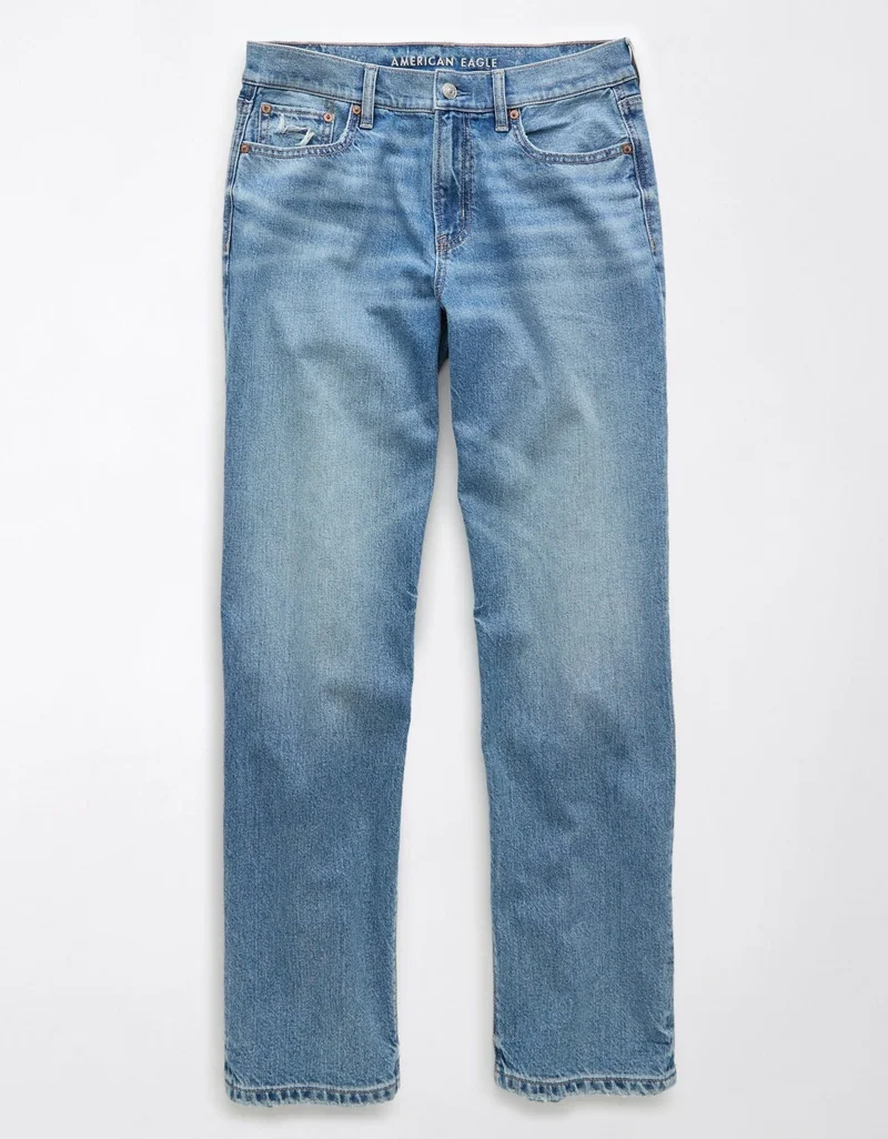 American Eagle  AE Strigid Low-Rise Ex-Boyfriend Jean for Women | Best Price UAE