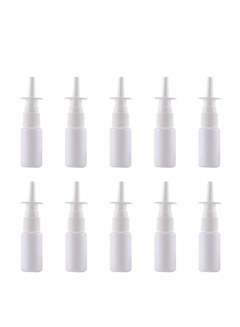 Excefore Empty Spray Bottle  Bottle Nasal Sprayer Bottle for Nose Cleaning10ML，20Pcs - Image 1