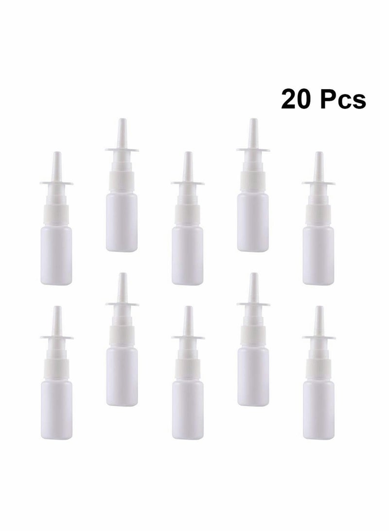 Excefore Empty Spray Bottle  Bottle Nasal Sprayer Bottle for Nose Cleaning10ML，20Pcs - Image 2