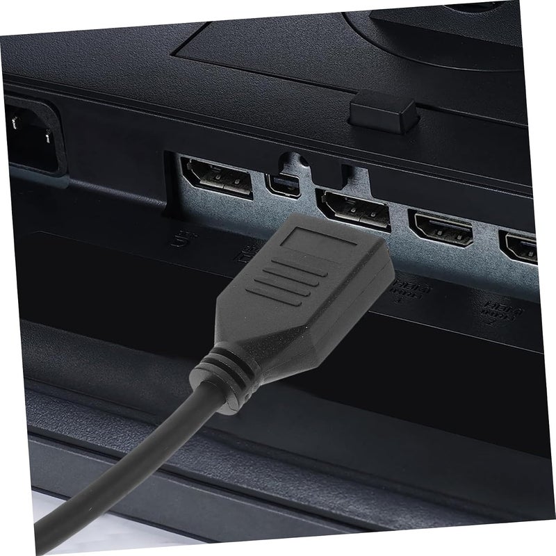 كابل تمديد Displayport من ibasenice ذكر إلى أنثى لتوصيل الفيديو عالي الدقة للألعاب والشاشات، كابل للإعداد في المكتب والمنزل - Image 4