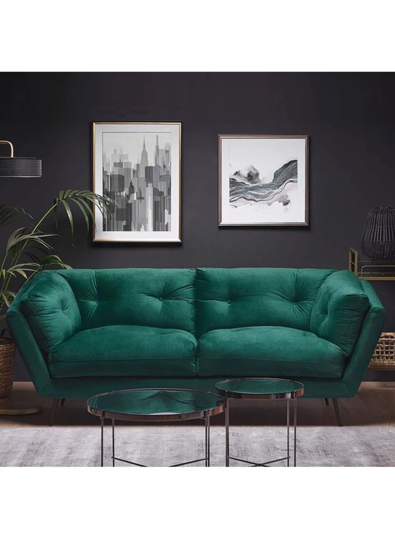 Karnak Delight 2 Seater Sofa - Green
