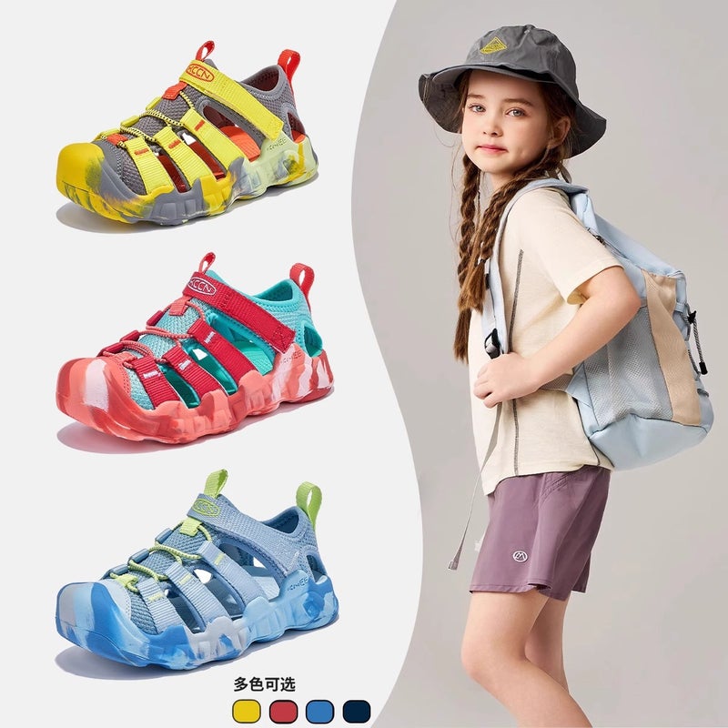 Children'S Sandals 2025 Girls' Shoes Lightweight Boys' Baotou Outdoor Tracing Shoes Quick-Drying Beach Shoes - Image 2