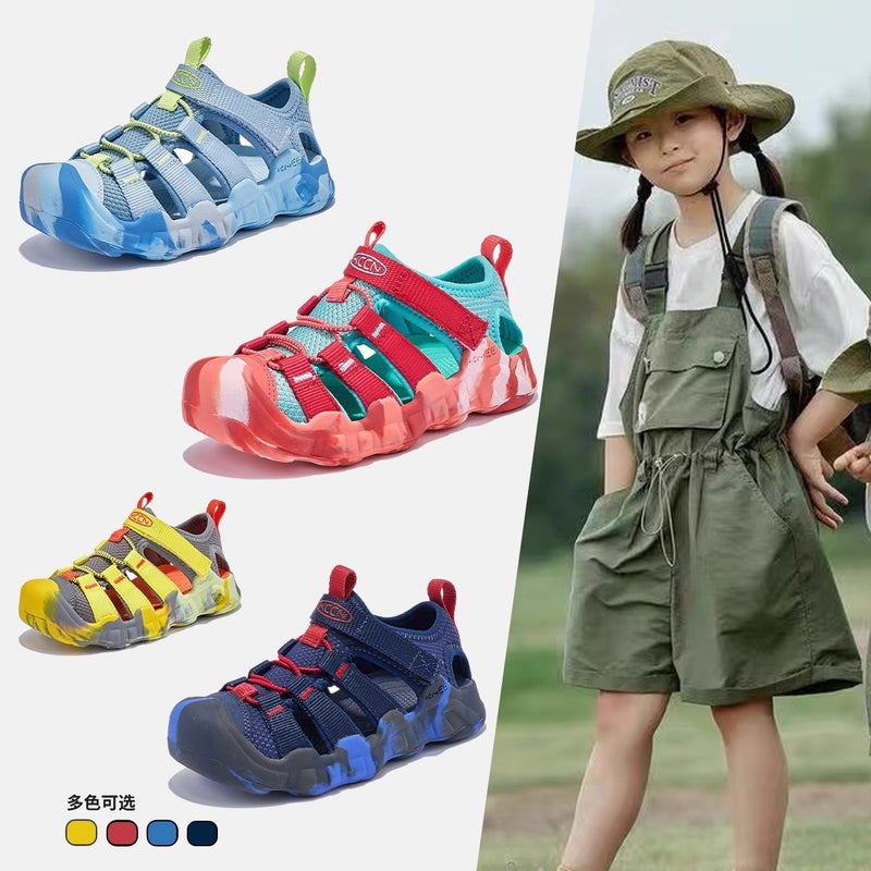Children'S Sandals 2025 Girls' Shoes Lightweight Boys' Baotou Outdoor Tracing Shoes Quick-Drying Beach Shoes - Image 4