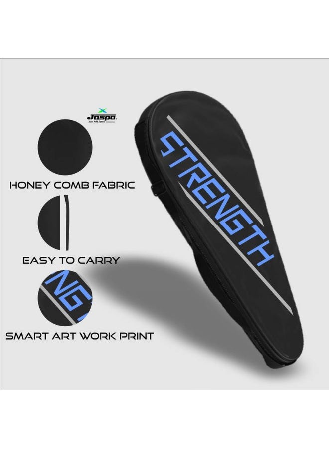 Jaspo Jaspo Voyager Plus GX-01 Series High Tempered Steel Shaft Racket Badminton Set of 2 with 6 Nylon Shuttlecocks + 4 Grip for Beginner to Professional for Training Practice Badminton Kit - Image 2