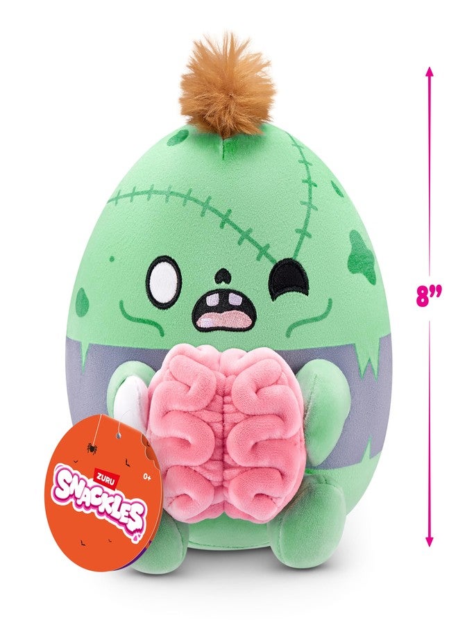Snackles Halloween Series 1 8-inch Plush (Zack) by ZURU, Plush with Snack Accessory - Image 4