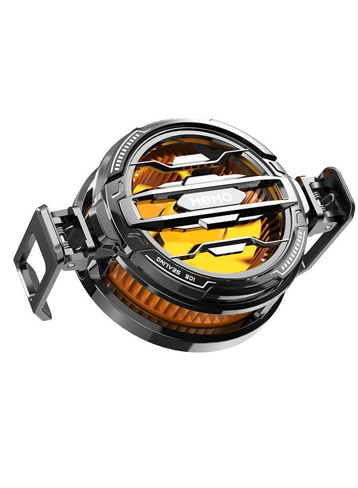 Memo Mobile Phone Cooler for Game Fan PUBG, Designed iPhone 12/13 Series, Live Streaming and Vlog, Semiconductor Heatsink Without Noise iOS Android, ipad Tablet - Image 2